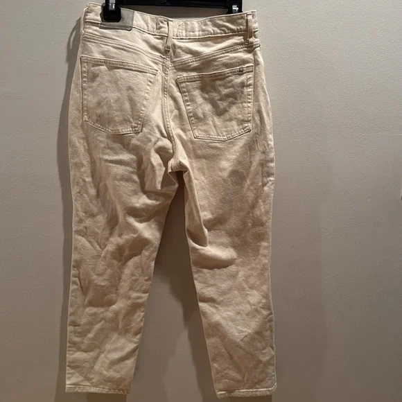 Everlane Cream Straight Leg Jeans - Picture 7 of 7